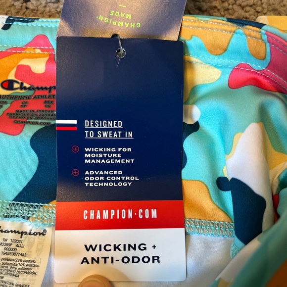 CHAMPION AUTHENTIC ATHLETICWEAR MULTI COLOR CAMOUFLAGE CAMO LEGGINGS - Picture 8 of 13